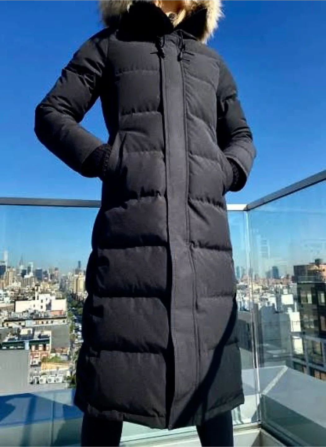 TNA Climate Lab Long Puffer Coat - Size L image indicator(7)