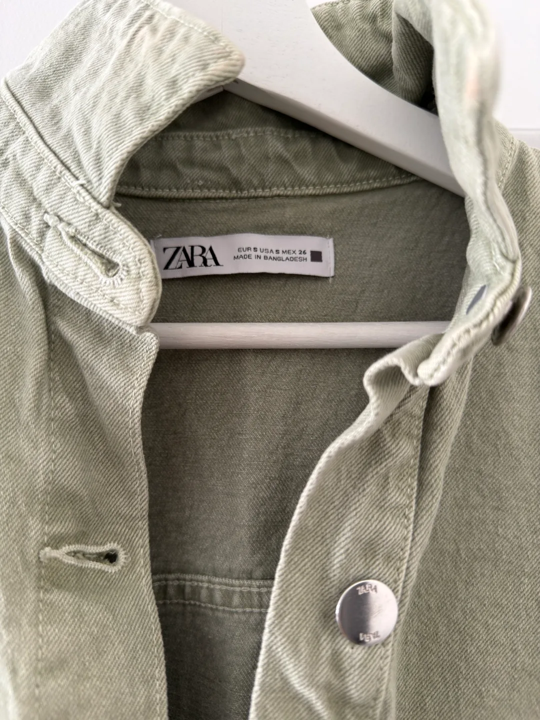 Zara Olive Green Olive Romper/Playsuit- Size Small image indicator(2)