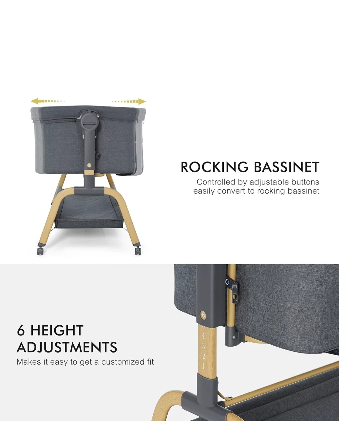 Angelbliss Baby Bassinet image indicator(9)