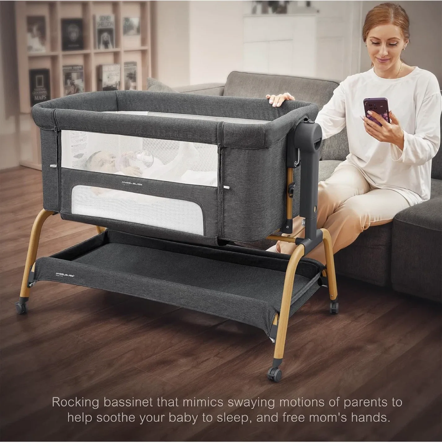 Angelbliss Baby Bassinet image indicator(10)