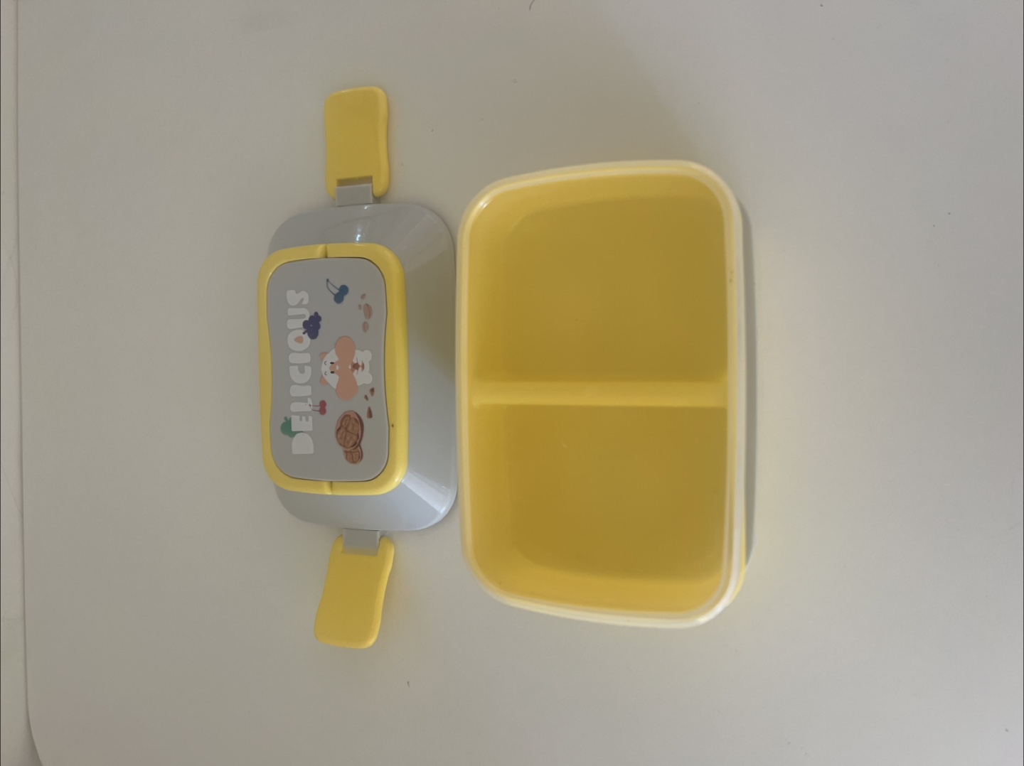 Cute Yellow Kids Lunch Box - photo 4