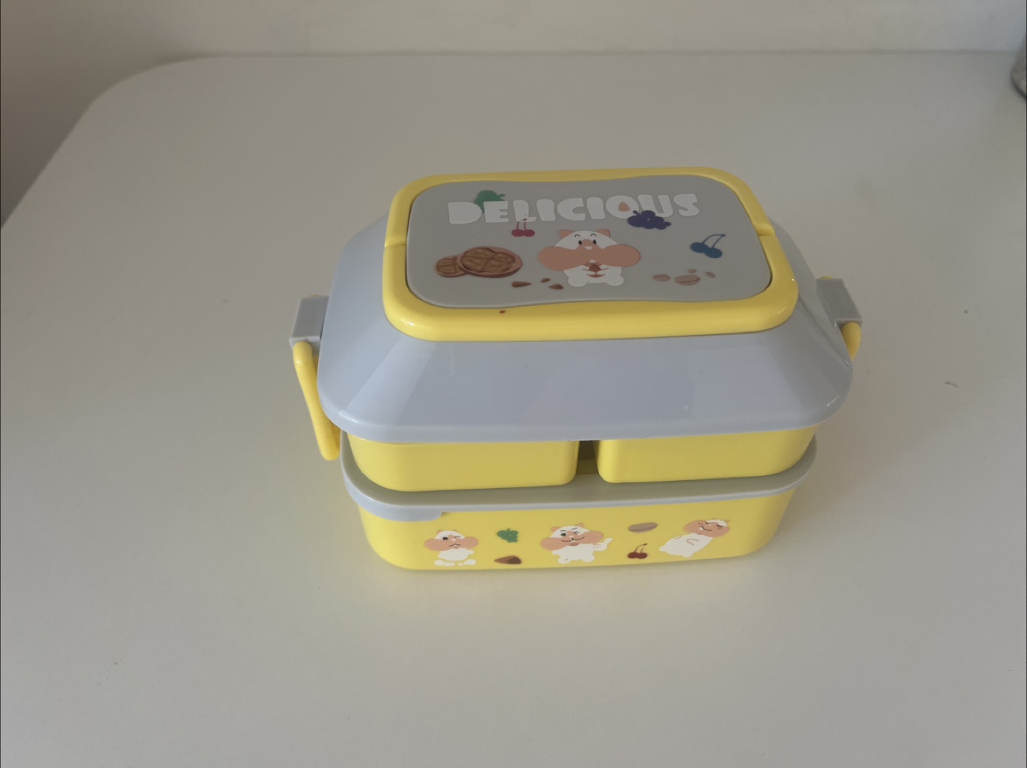 Cute Yellow Kids Lunch Box - photo 5