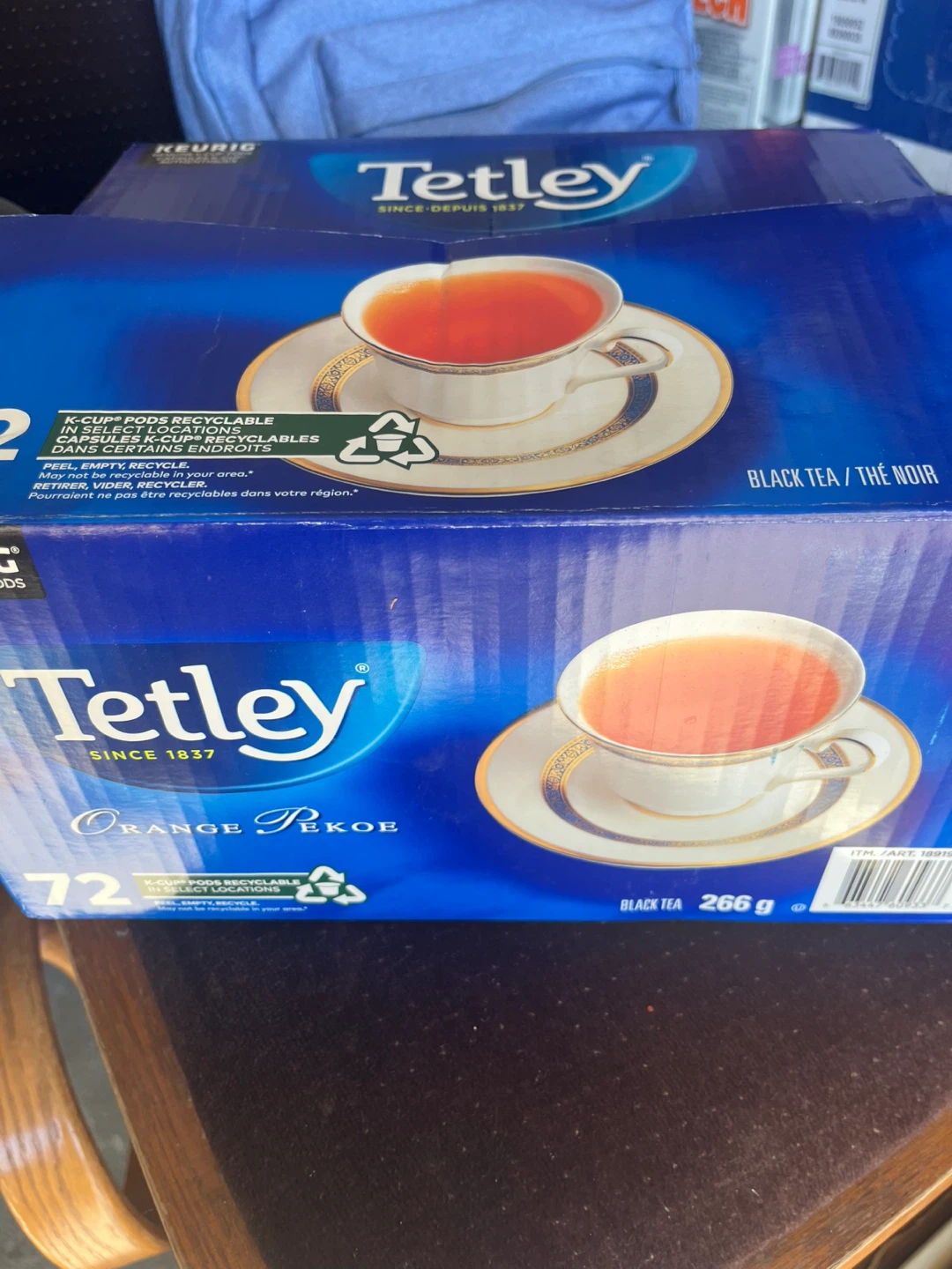 Tetley Orange Pekoe Black Tea 72 K-Cups - New! - photo 2
