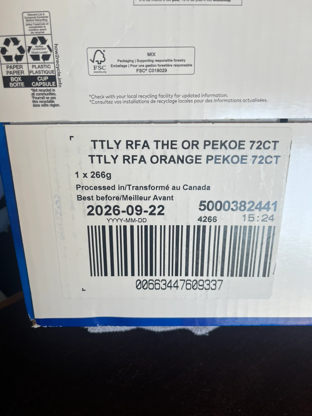 Tetley Orange Pekoe Black Tea 72 K-Cups - New!