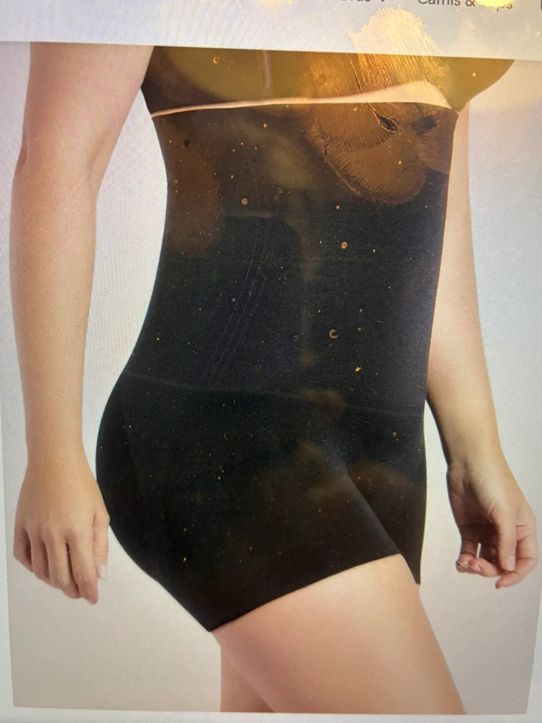 Shapewear - Black, High Waisted Boyshort Size XL thumbnail