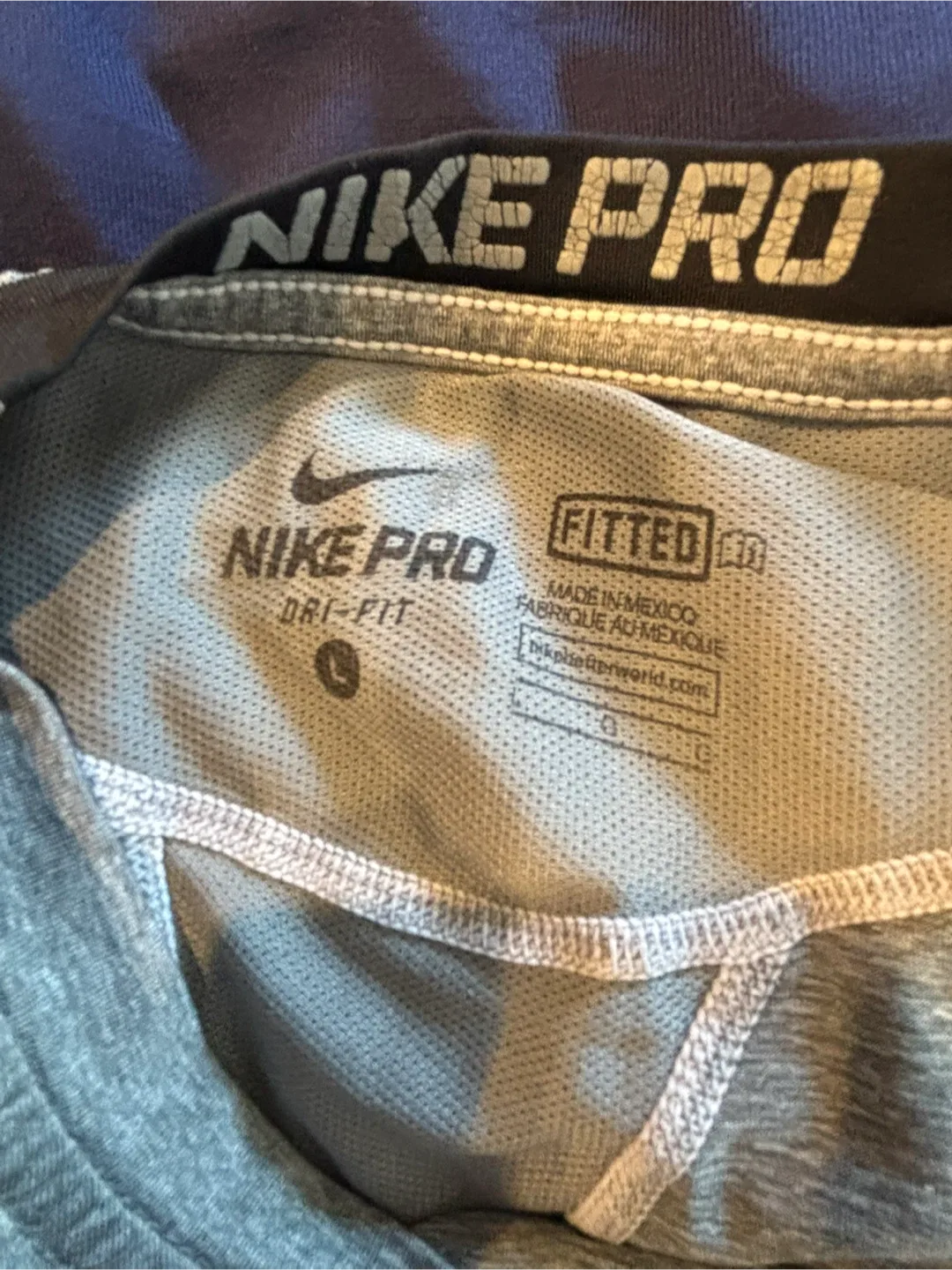 Men’s Size Medium & Large Gym Shirts & Shorts LOT For Sale image indicator(9)