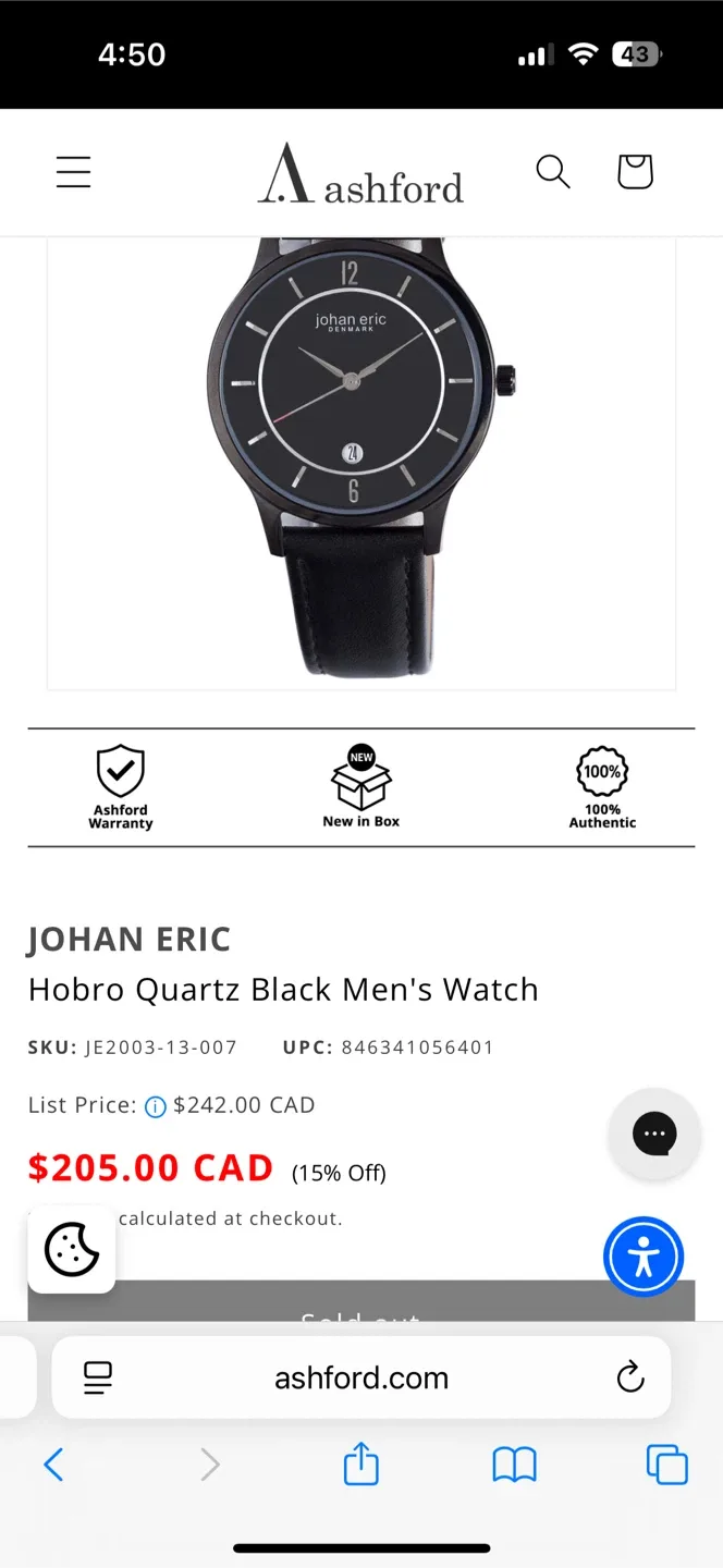 Johan Eric Denmark Men's Watch image indicator(3)