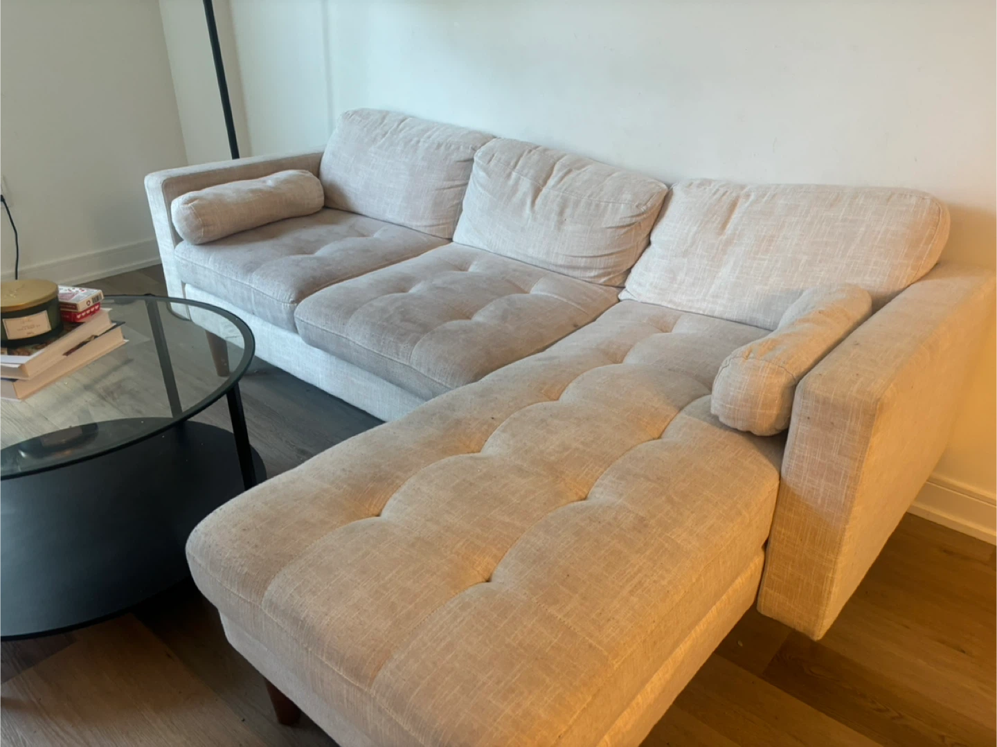 Beige Sectional Sofa