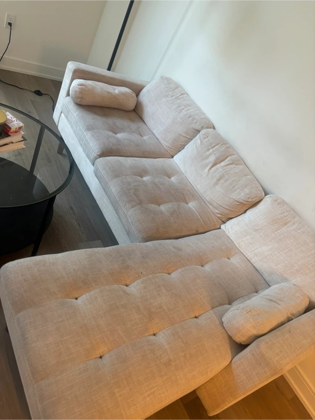 Beige Sectional Sofa - photo 2
