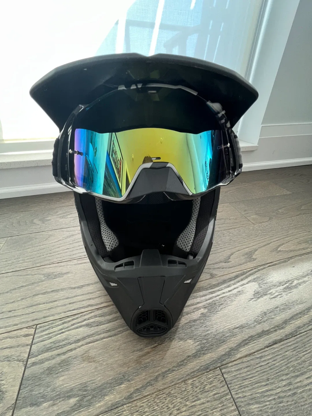 Rocket MT-MX803 Black Motocross/Dirt Bike Helmet, XL (61-62) image indicator(3)