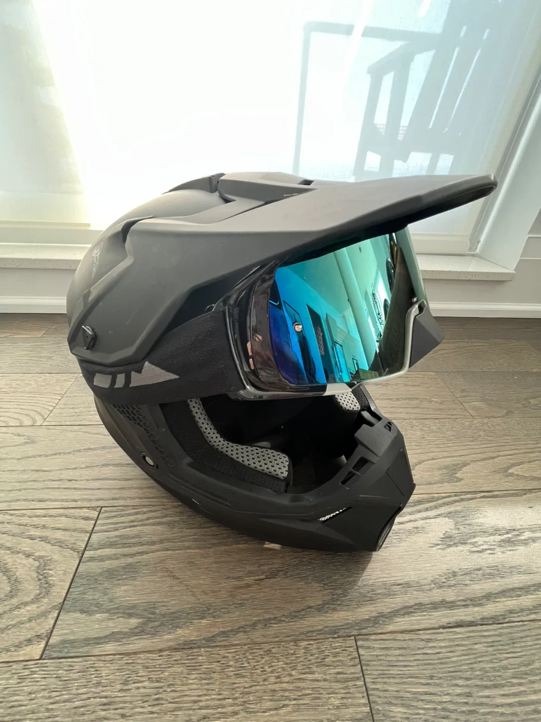 Rocket MT-MX803 Black Motocross/Dirt Bike Helmet, XL (61-62) image indicator(2)