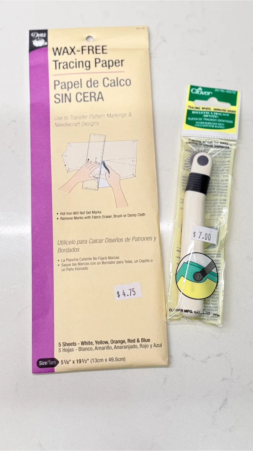 Wax-Free Tracing Paper & Clover Tracing Wheel thumbnail