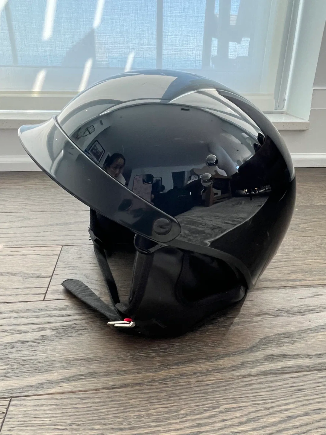 Black Motorcycle Helmet DOT MAX image indicator(2)