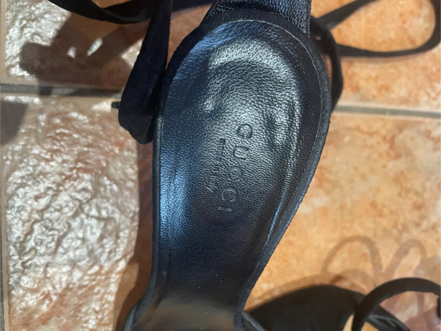 Gucci Black Suede Heels - Size 8 image indicator(6)