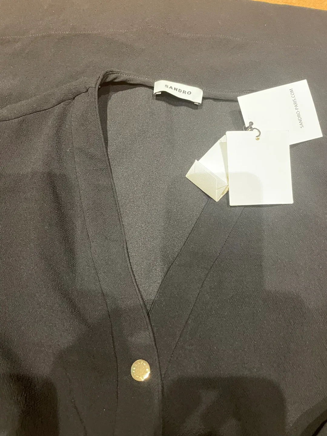 Sandro dress black size large image indicator(6)