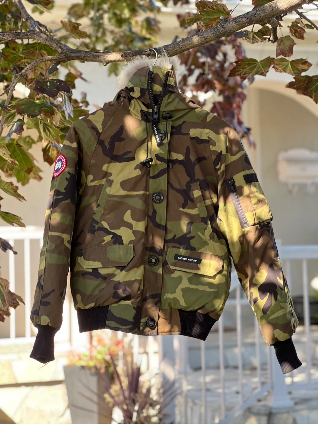 Canada Goose Youth Camo Bomber Jacket - M/M