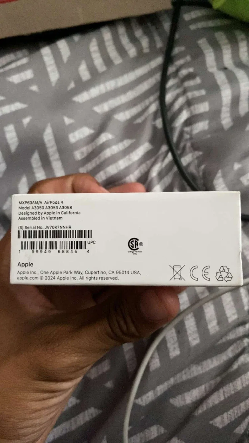 Apple Airpods Gen 4 (AUTHENTIC REAL) image indicator(3)