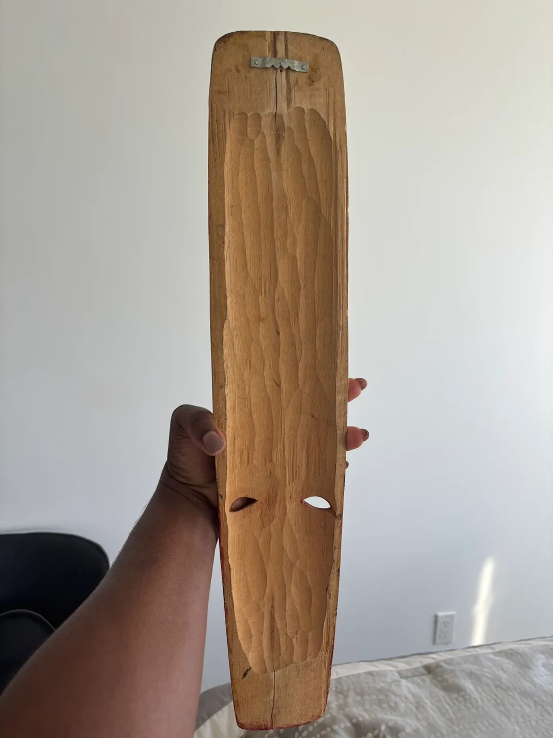 Hand Carved Jamaican Wall Mask image indicator(2)