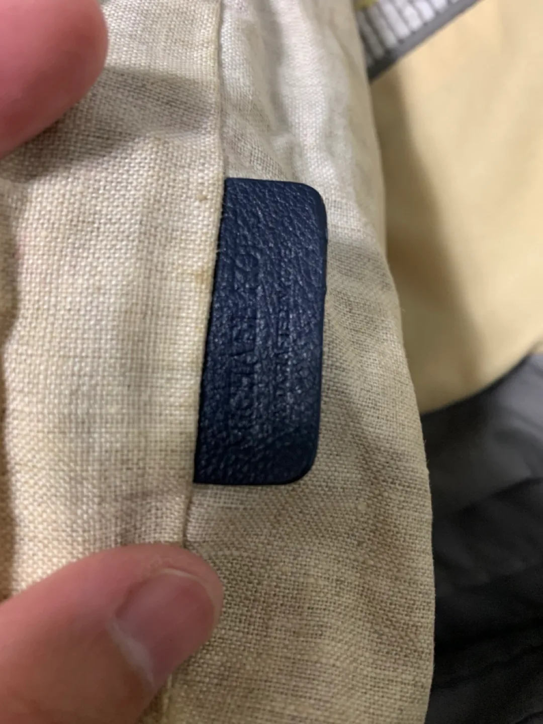 Michael Kors Navy Blue Leather Bucket Bag image indicator(5)