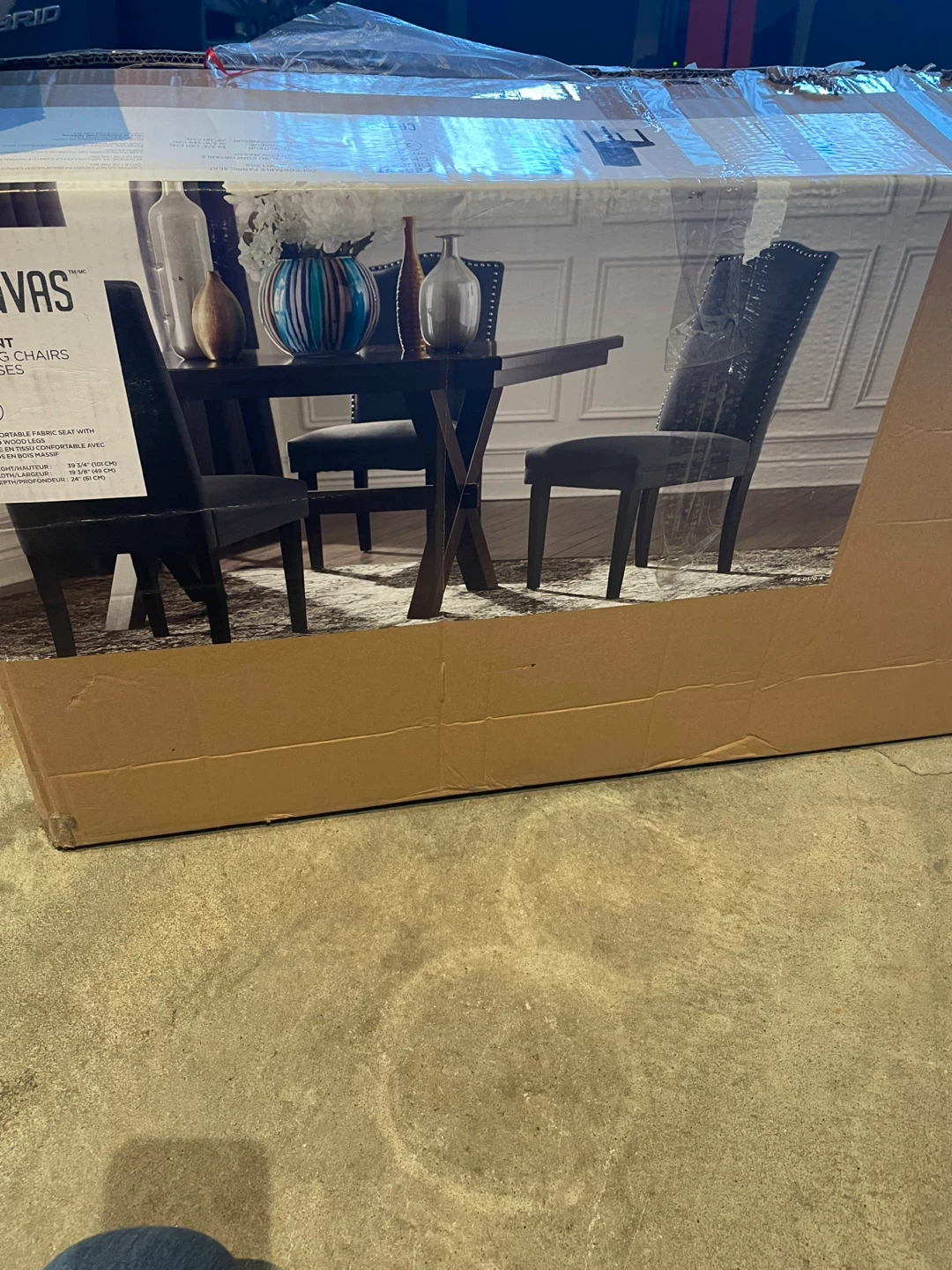 Canvas Regent Dining Chairs - Set of 2 - photo 5