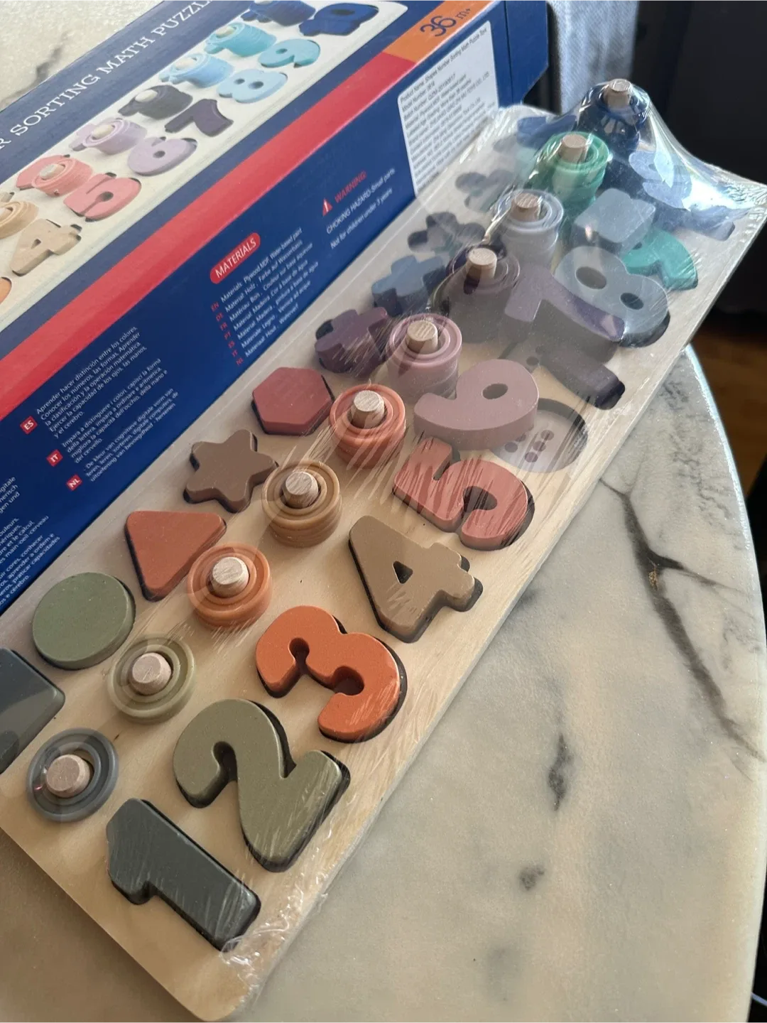 Shapes Number Sorting Math Puzzle Toys - New image indicator(2)