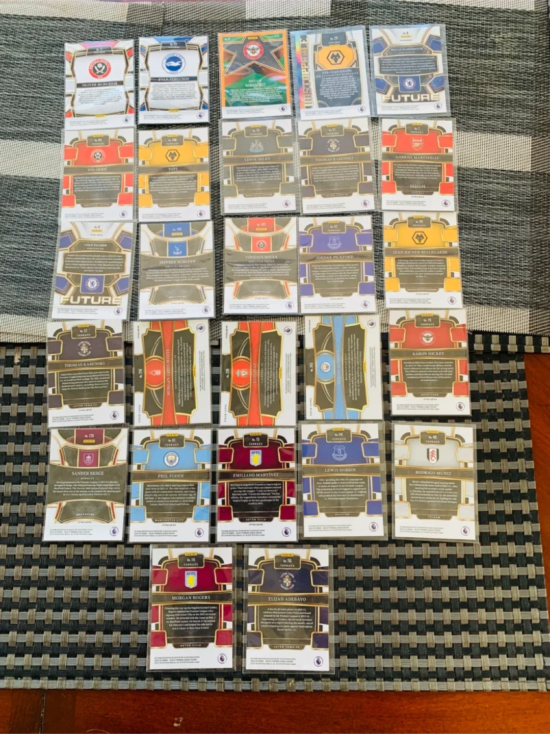 Lot of 27 Soccer Premier League Panini Trading Cards image indicator(7)