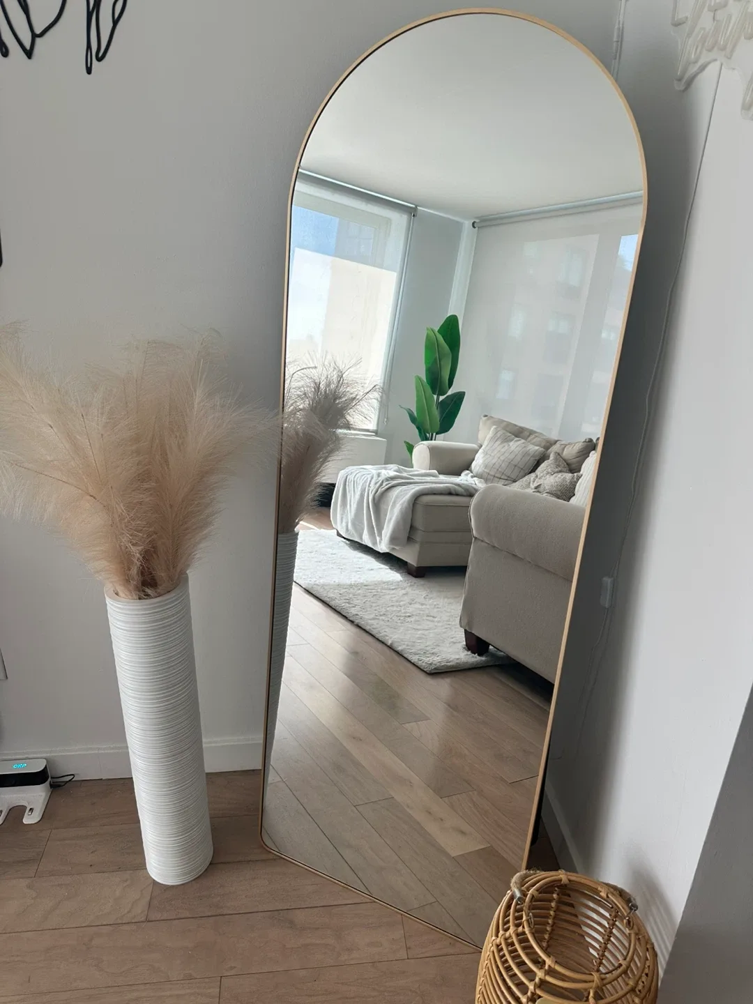 Gold Arched Full Length Mirror thumbnail