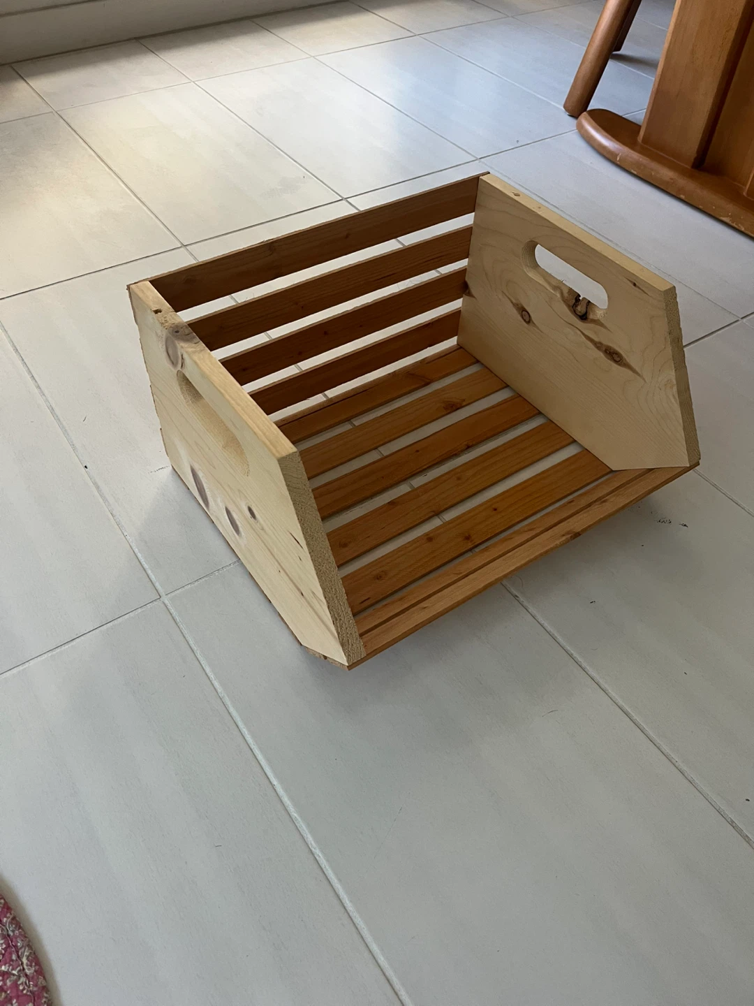Wooden Storage Crate - 18" x 17" x 14"