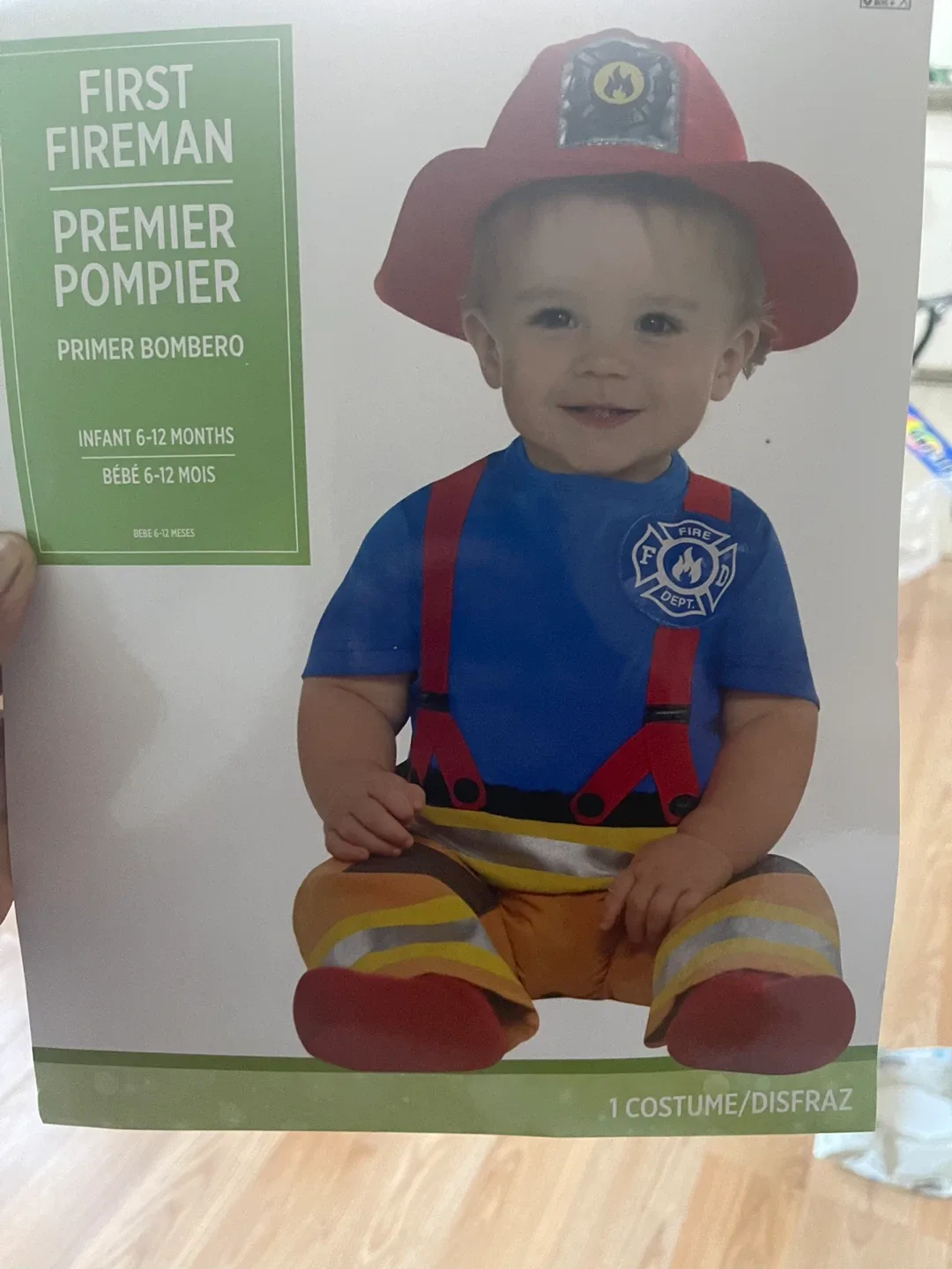 First Fireman Infant Costume (6-12 Months)🧡