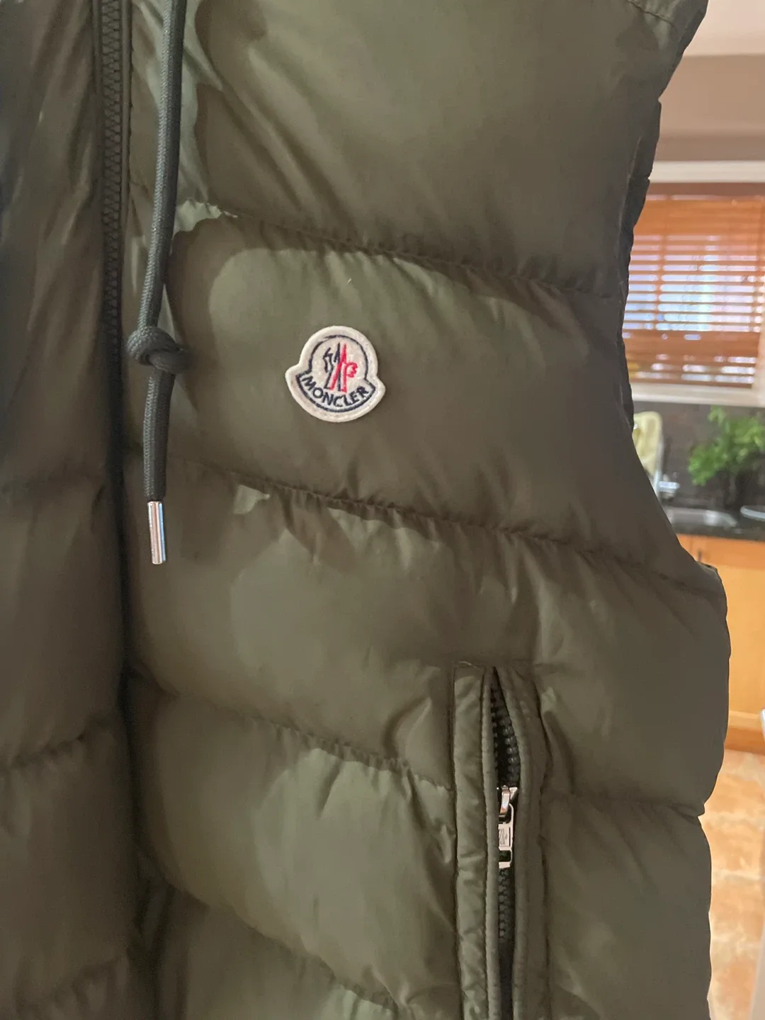 Moncler Padded Vest - Olive Green image indicator(2)