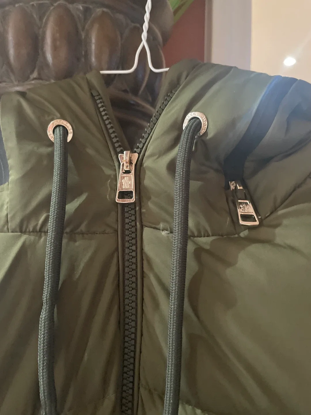 Moncler Padded Vest - Olive Green image indicator(3)