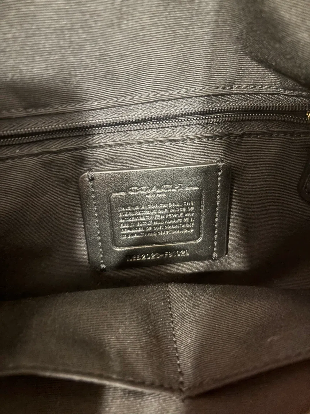 Coach Black Leather Shoulder Bag image indicator(5)