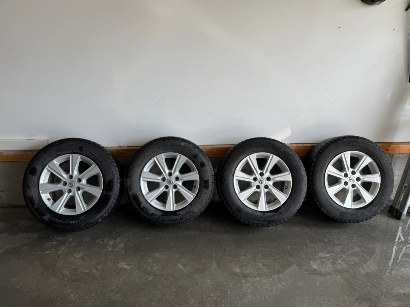 Toyota Rims with Michelin Winter Tires - 245/65R17 - photo 2