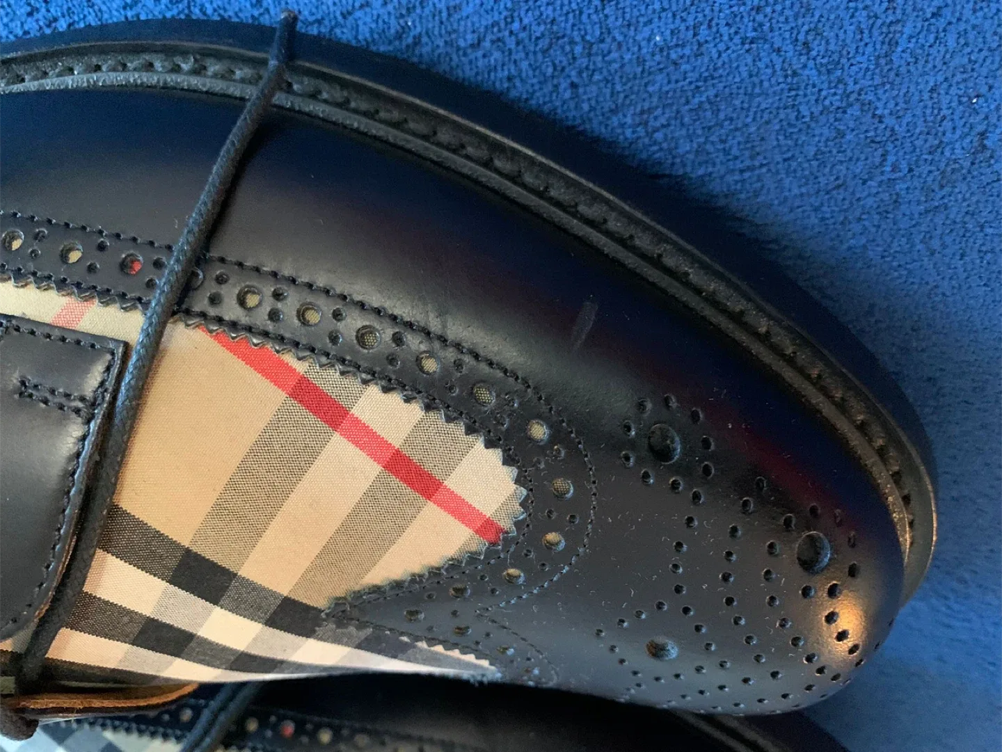 Burberry Leather Wingtip Oxford Dress Shoes image indicator(10)