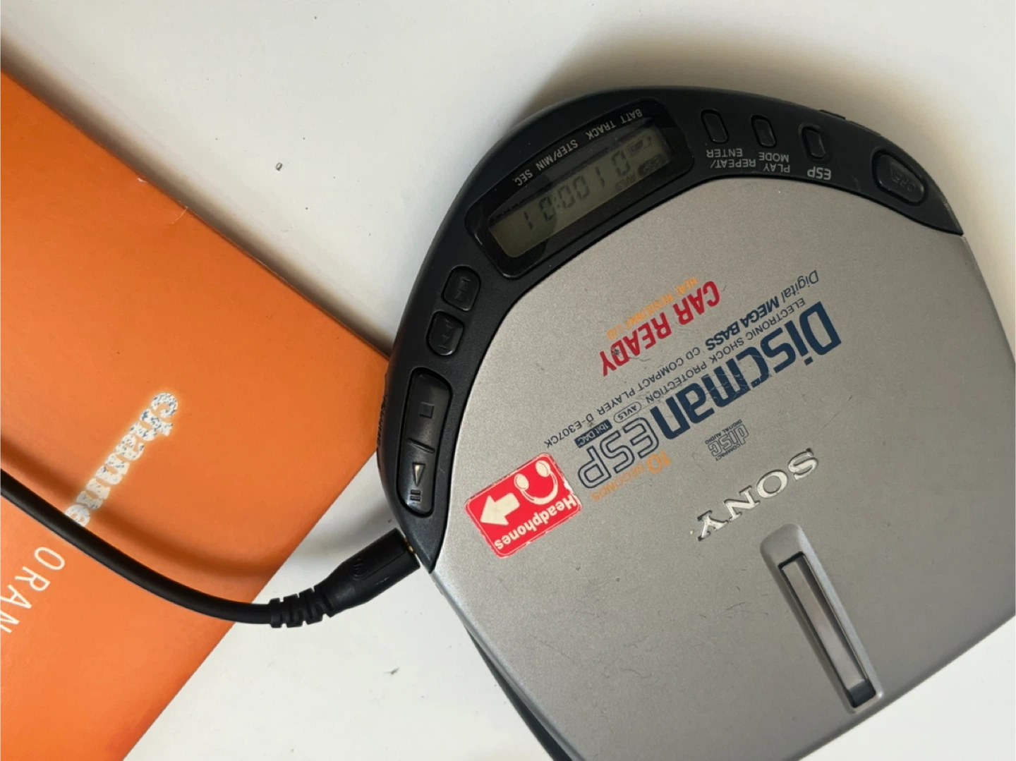Sony CD Player Discman ESP D-E307CK - photo 2