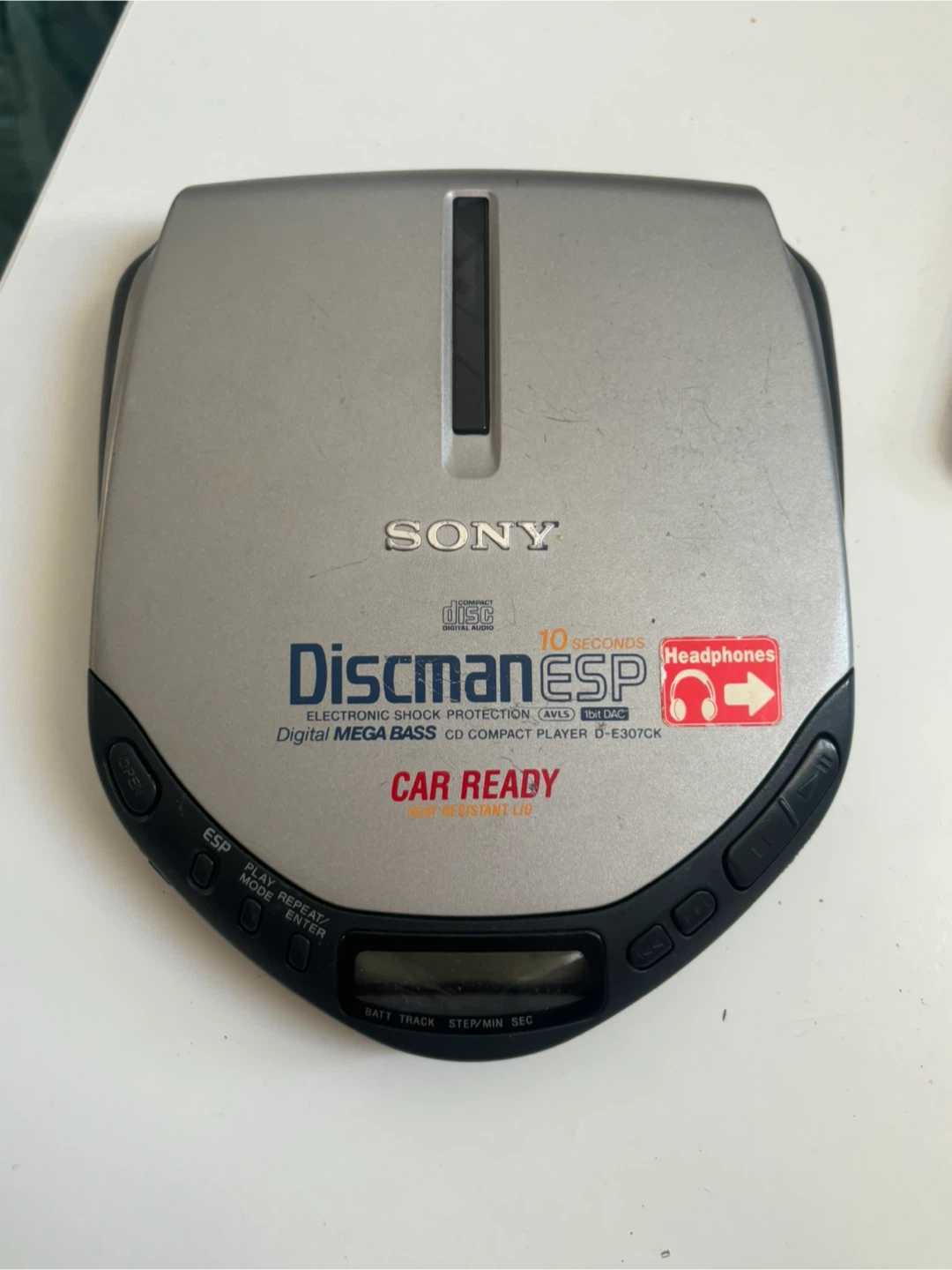 Sony CD Player Discman ESP D-E307CK