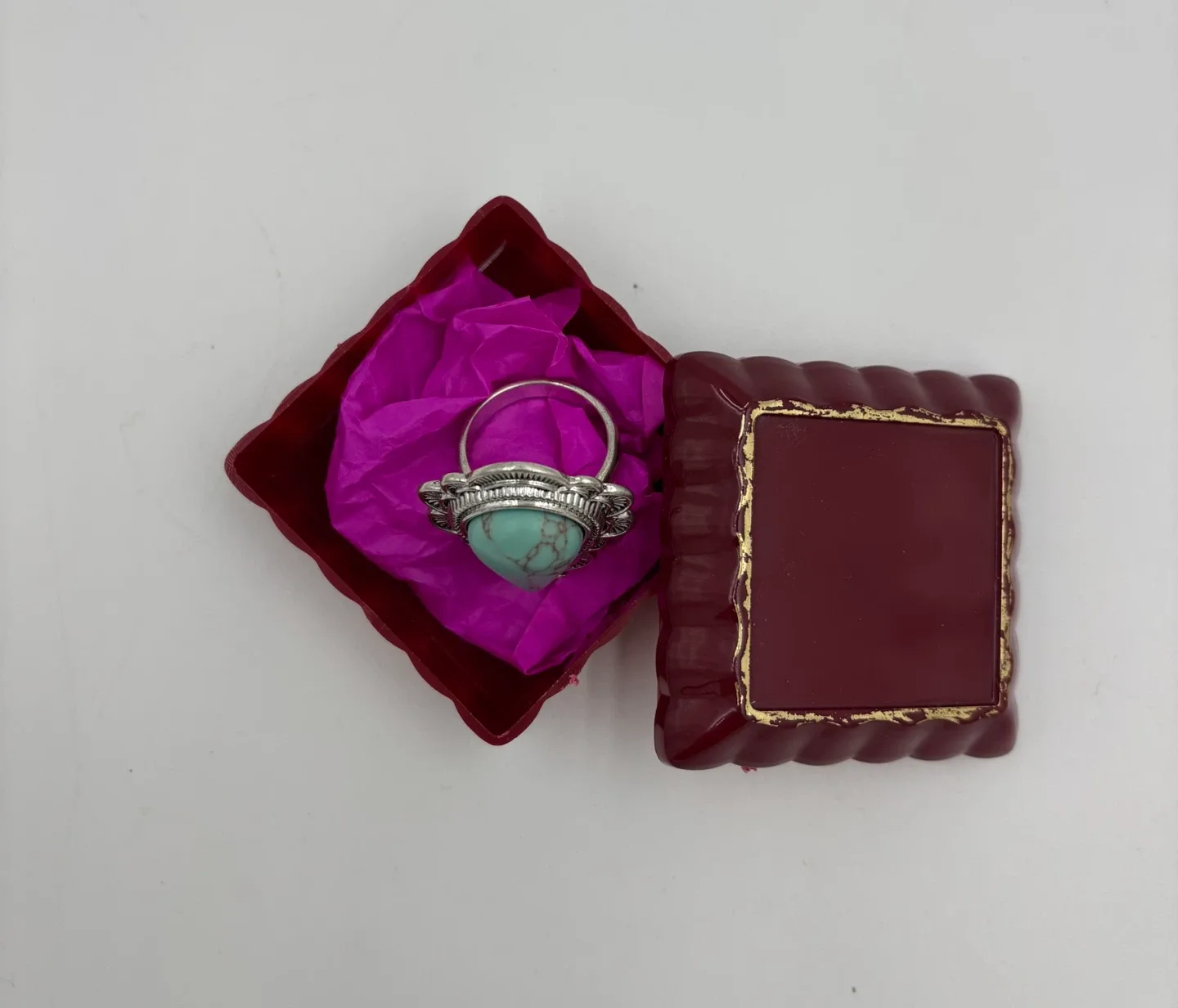 Turquoise & Silver Statement Ring image indicator(6)