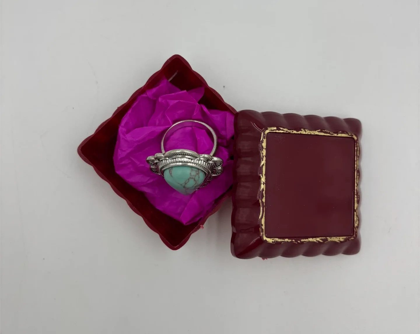 Turquoise & Silver Statement Ring image indicator(8)