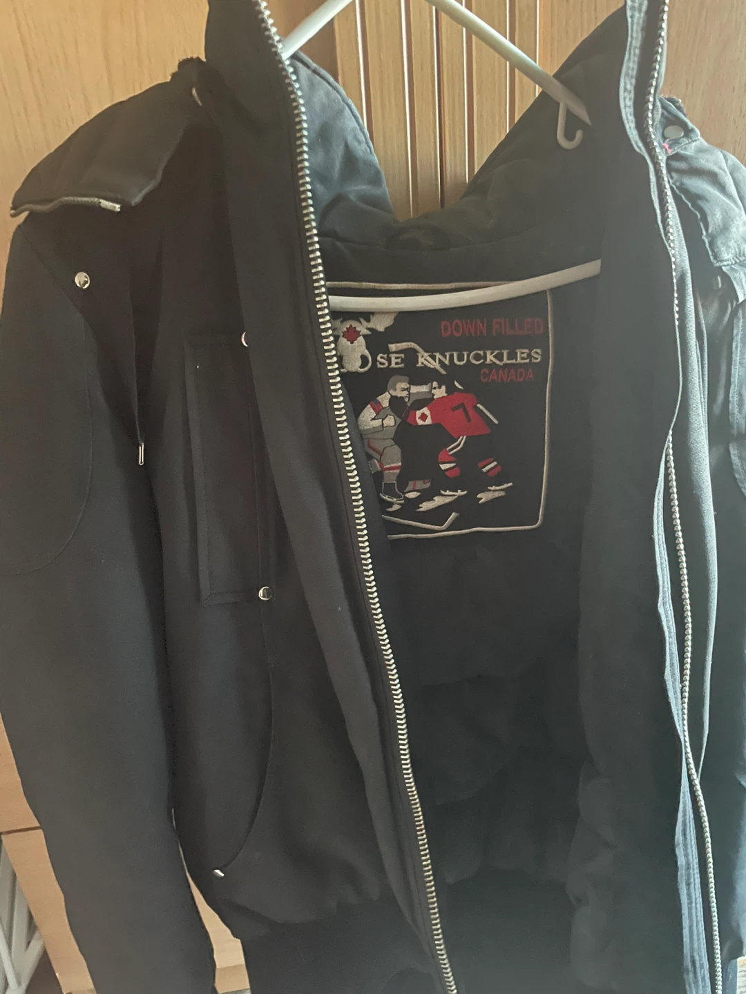Moose Knuckles Down Filled Black Jacket - photo 3