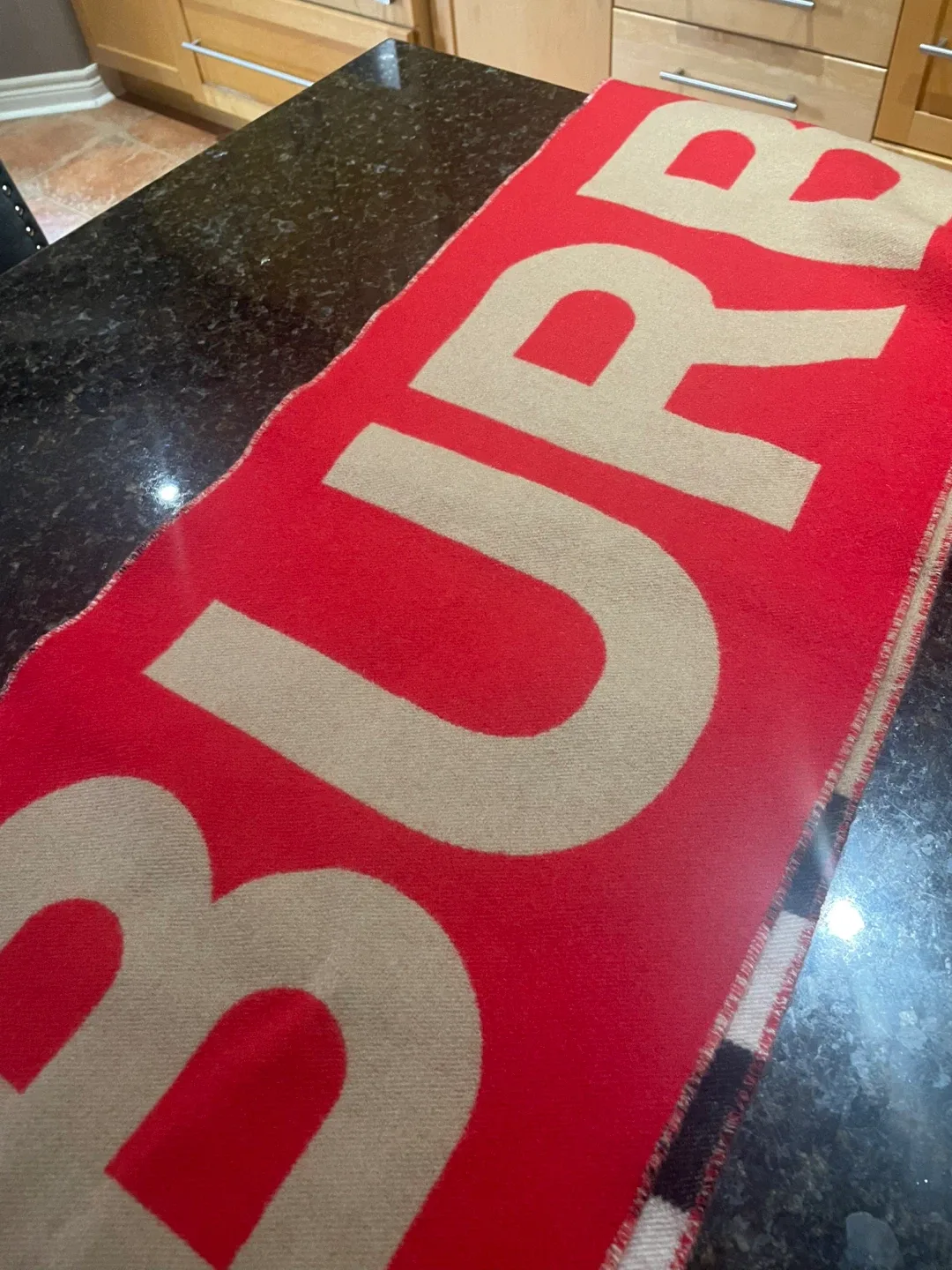 Burberry Archive Beige Mega Check Scarf image indicator(5)