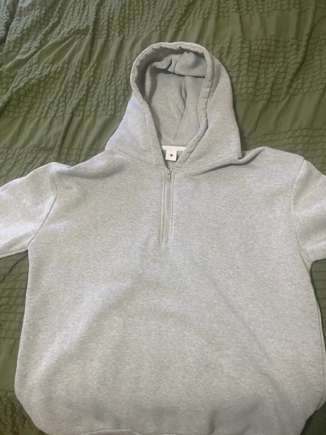 Grey Half-Zip Hoodie thumbnail