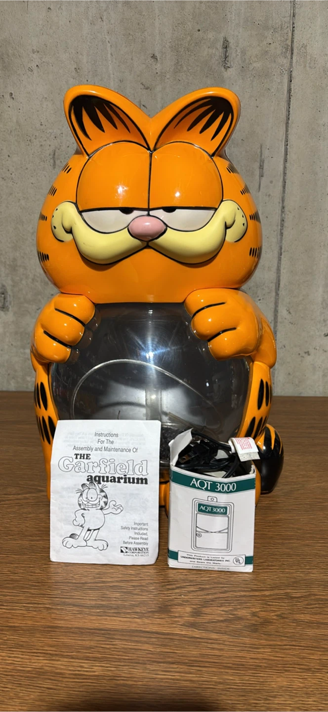 Vintage 1978 Garfield  Rare 2-Gallon Aquarium - photo 4