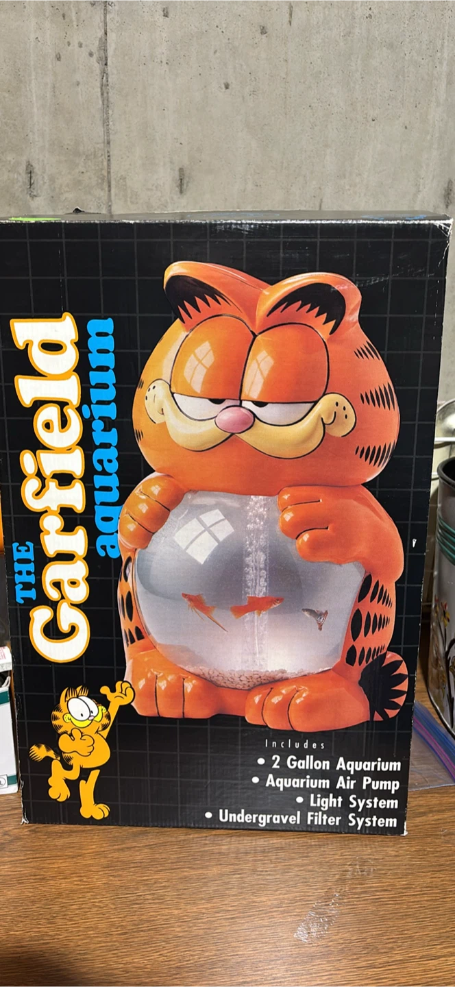 Vintage 1978 Garfield  Rare 2-Gallon Aquarium - photo 3