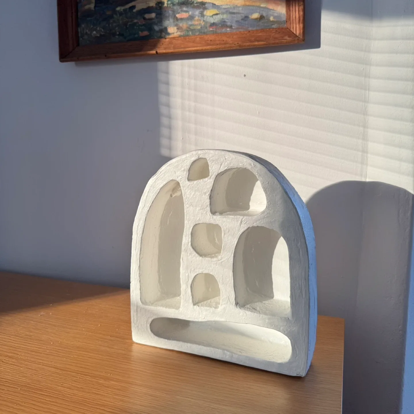 Inka Jade Arch Display Shelf - White thumbnail