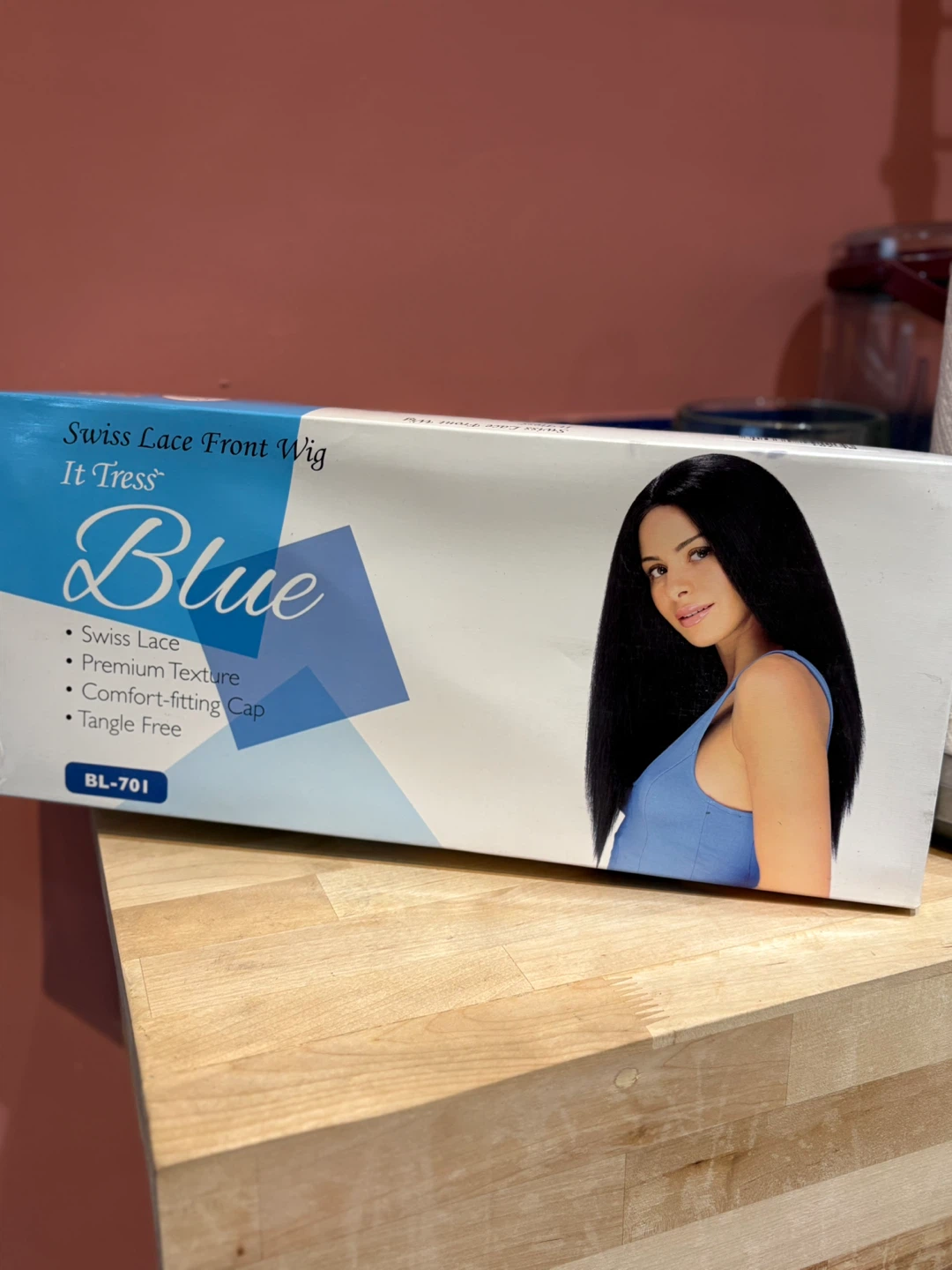 It Tress Blue Swiss Lace Front Wig - New