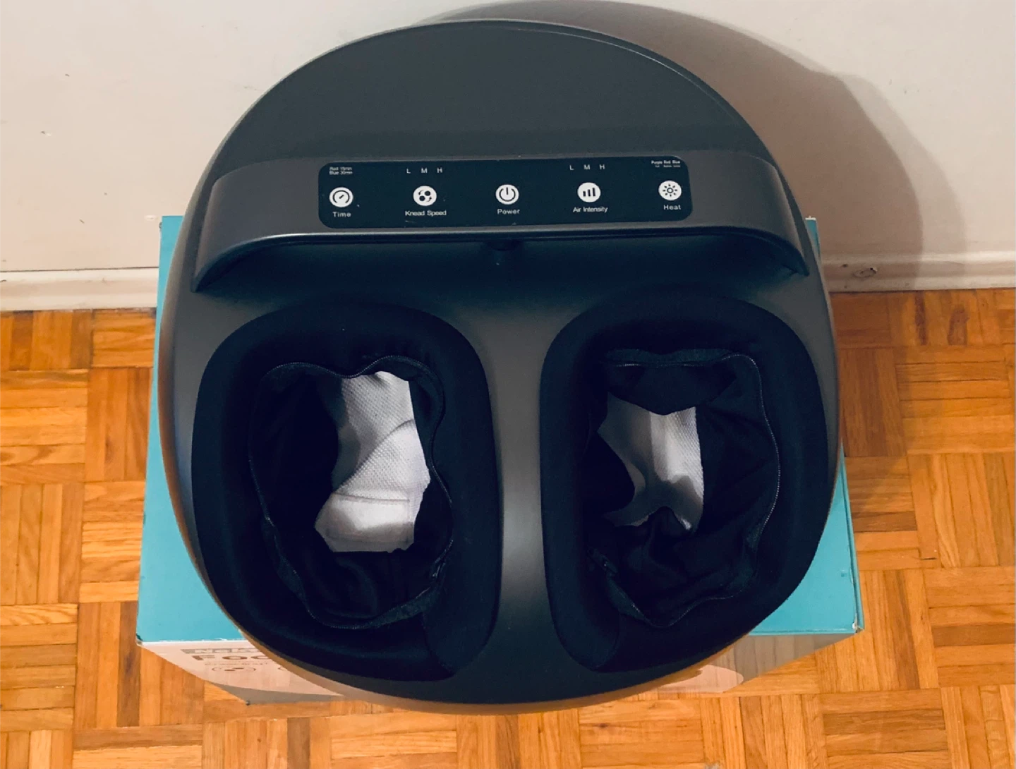 Nekteck Foot Massager w/ Heat & Air Compression - photo 2