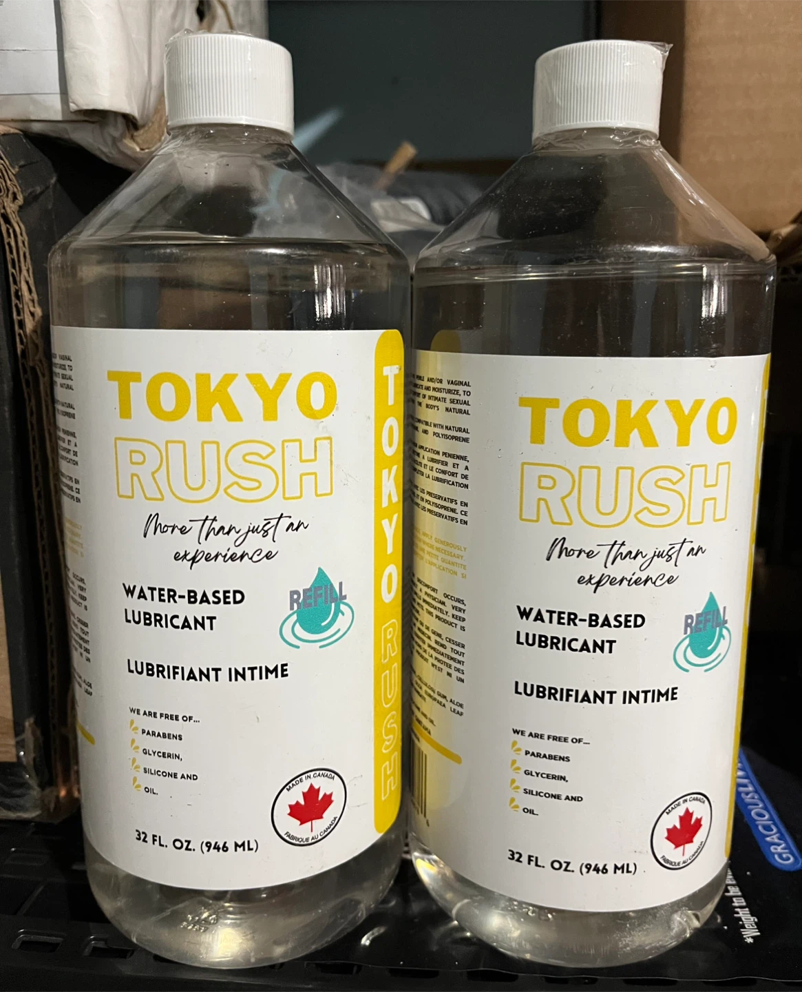 Tokyo Rush Water-Based Lubricant - 32 fl oz
