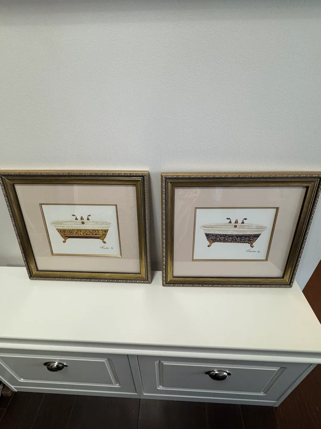 Framed Bathtub Art Prints - Set of 2 image indicator(6)
