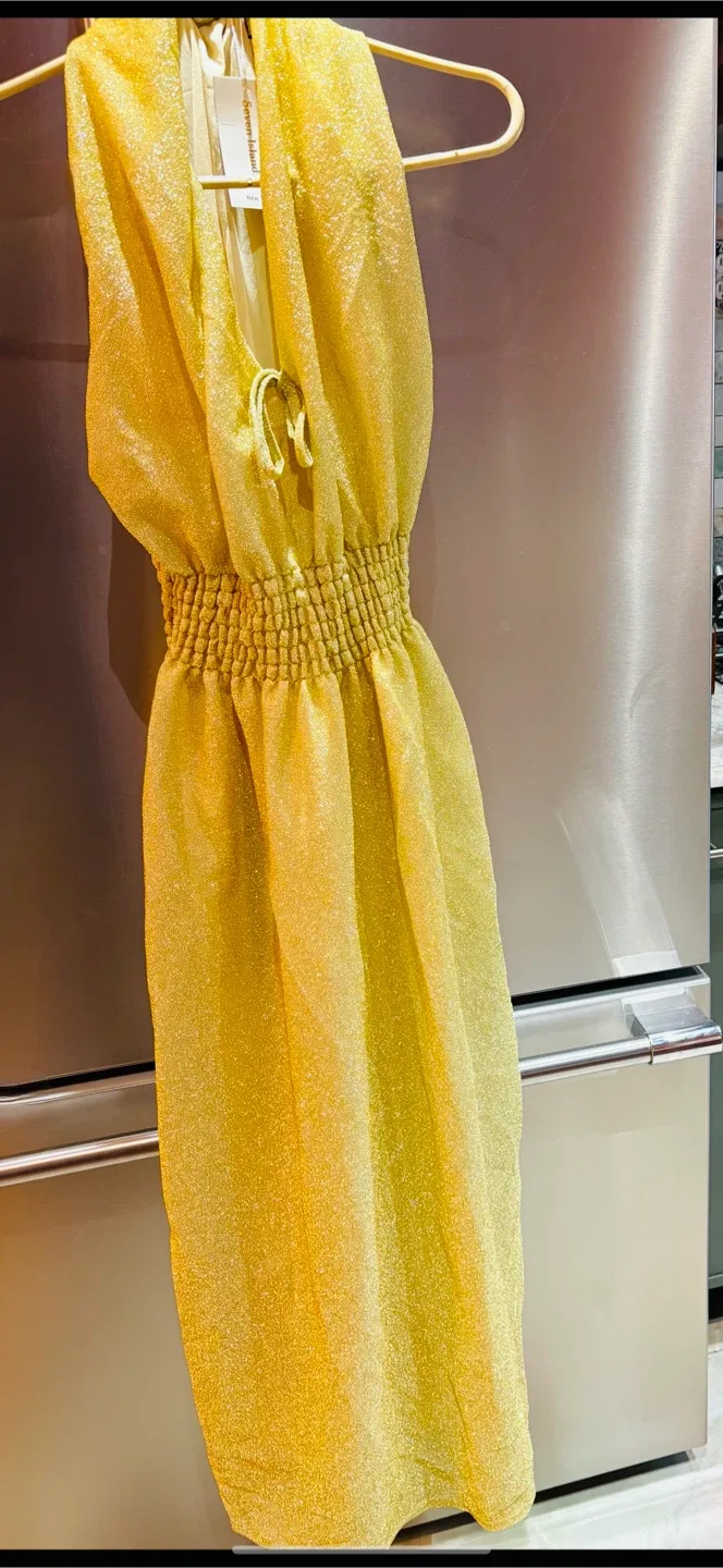Seven Island New York Gold Dress thumbnail