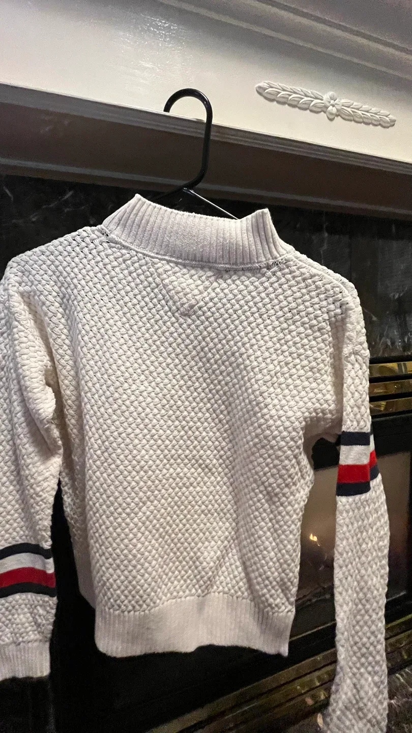 Tommy Hilfiger White Knit Sweater image indicator(2)